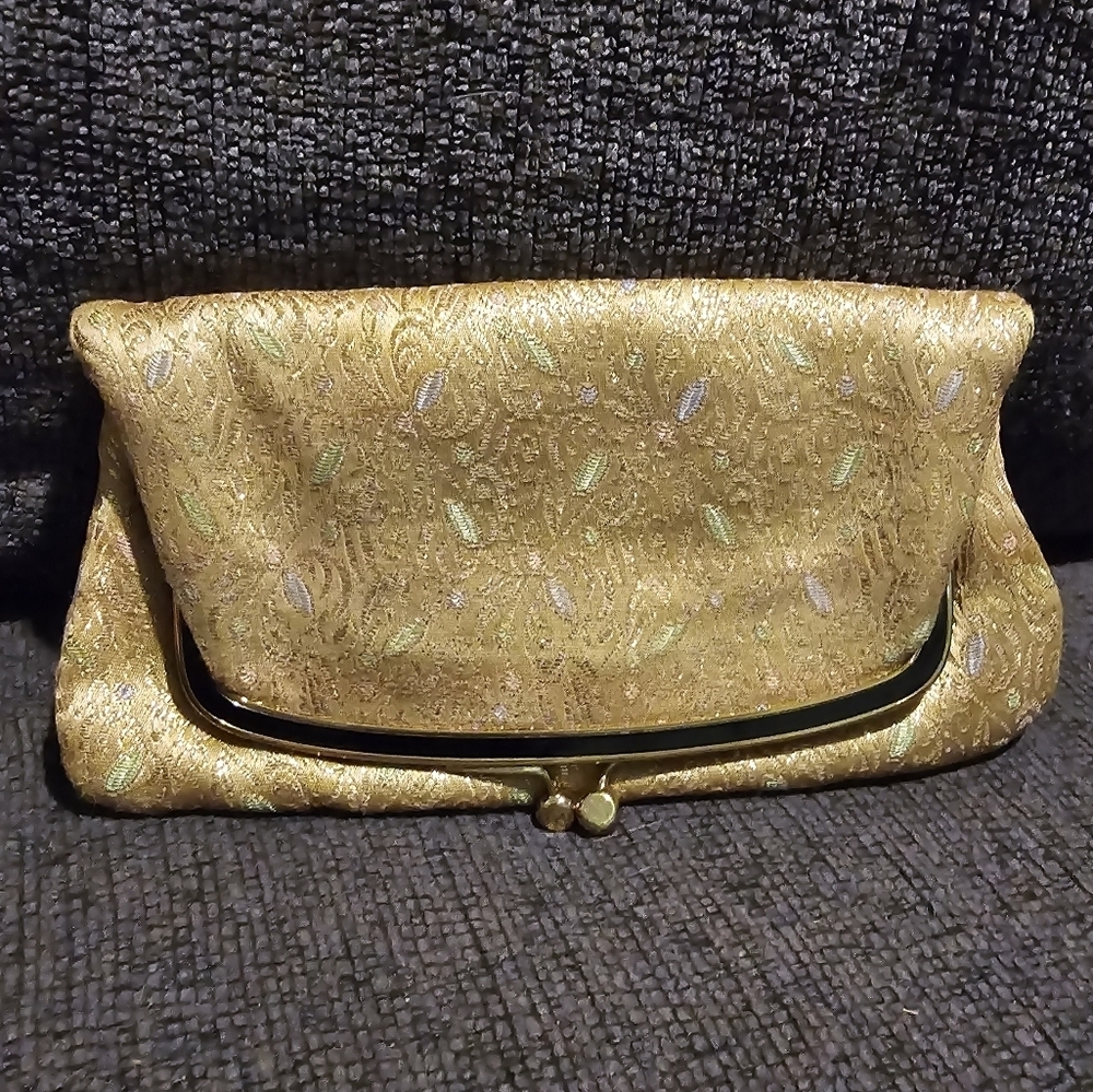 Ingber | Vintage 60s Gold Clutch - Picture 1 of 5